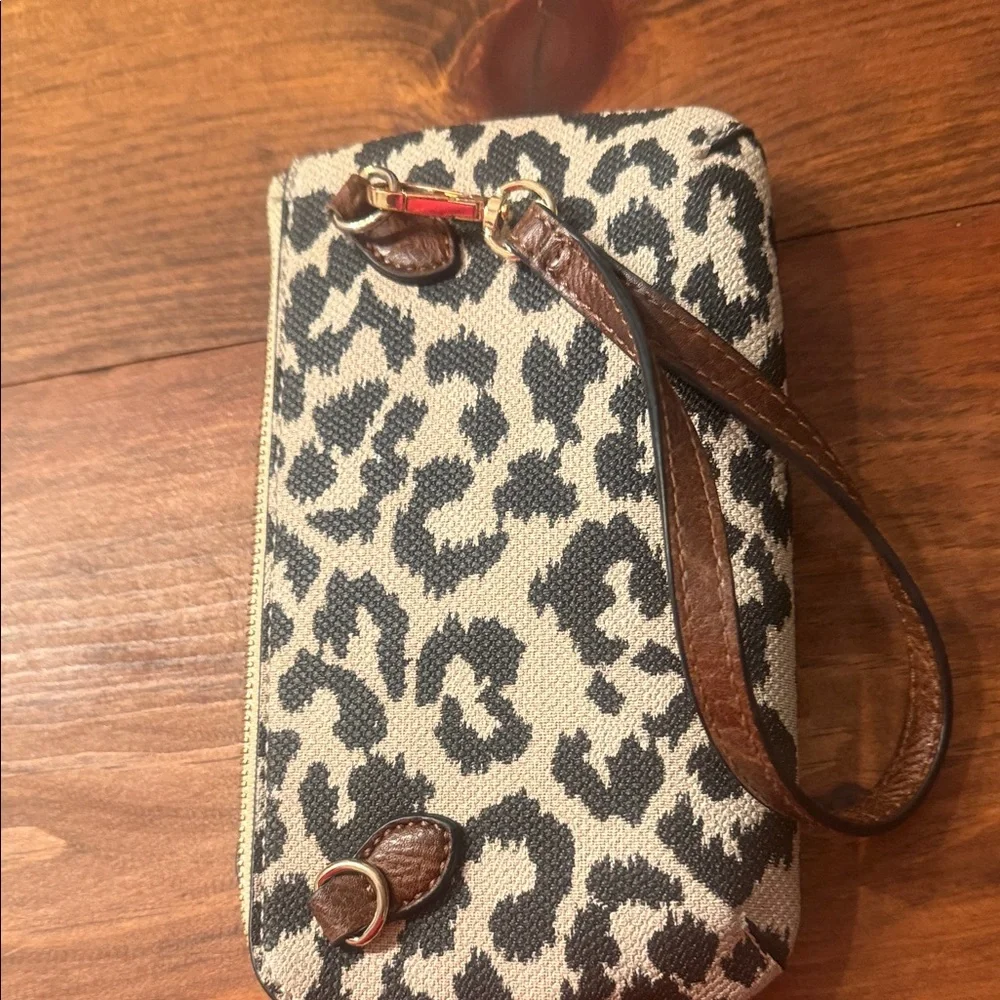 Leopard Print Key & Card Holder
